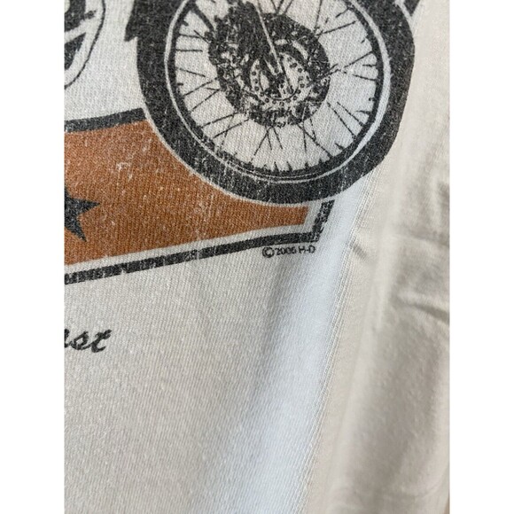 Vintage Harley Davidson 2006 Cross Roads Wilkesboro NC 2 Sided Shirt Men’s Large - Picture 4 of 16